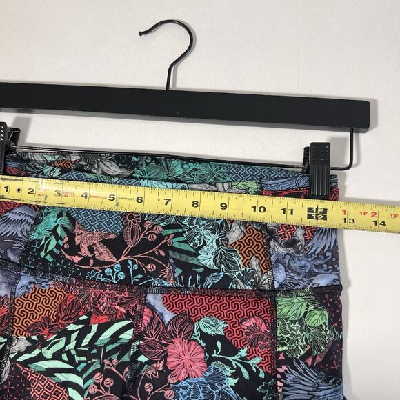 Lululemon Fast and Free Leggings Womens 6 Cropped 7/8 Side Pockets‎ Floral - Picture 4 of 6